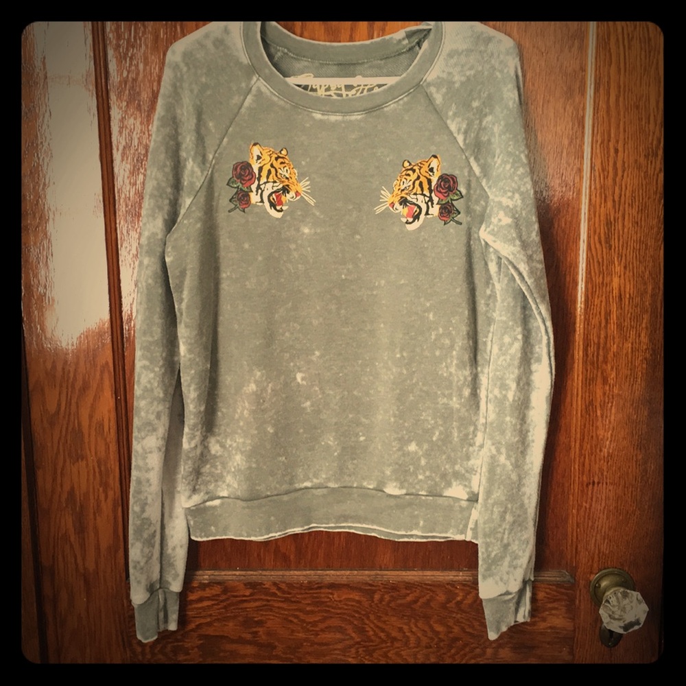 Vintage acid wash sweater